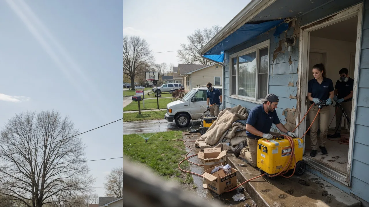 Basement Flood Cleanup in Newton, KS near me